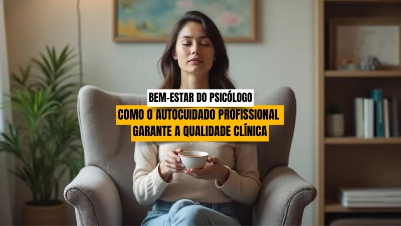 Bem-Estar do Psicólogo: Como o autocuidado profissional garante a qualidade clínica
